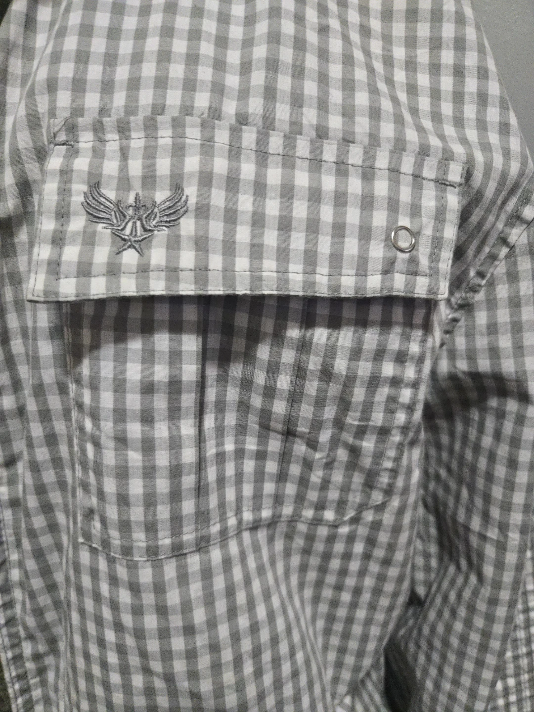 Basic Code Men's Gingham Bomber Jacket Size L - photo 3
