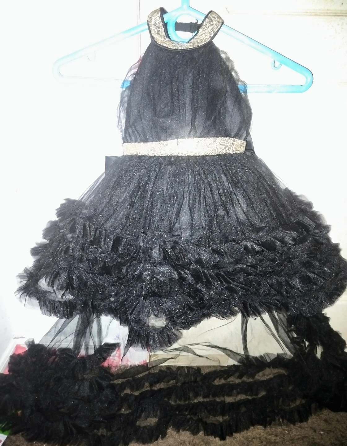 Black Tulle Dress with Bow - photo 2