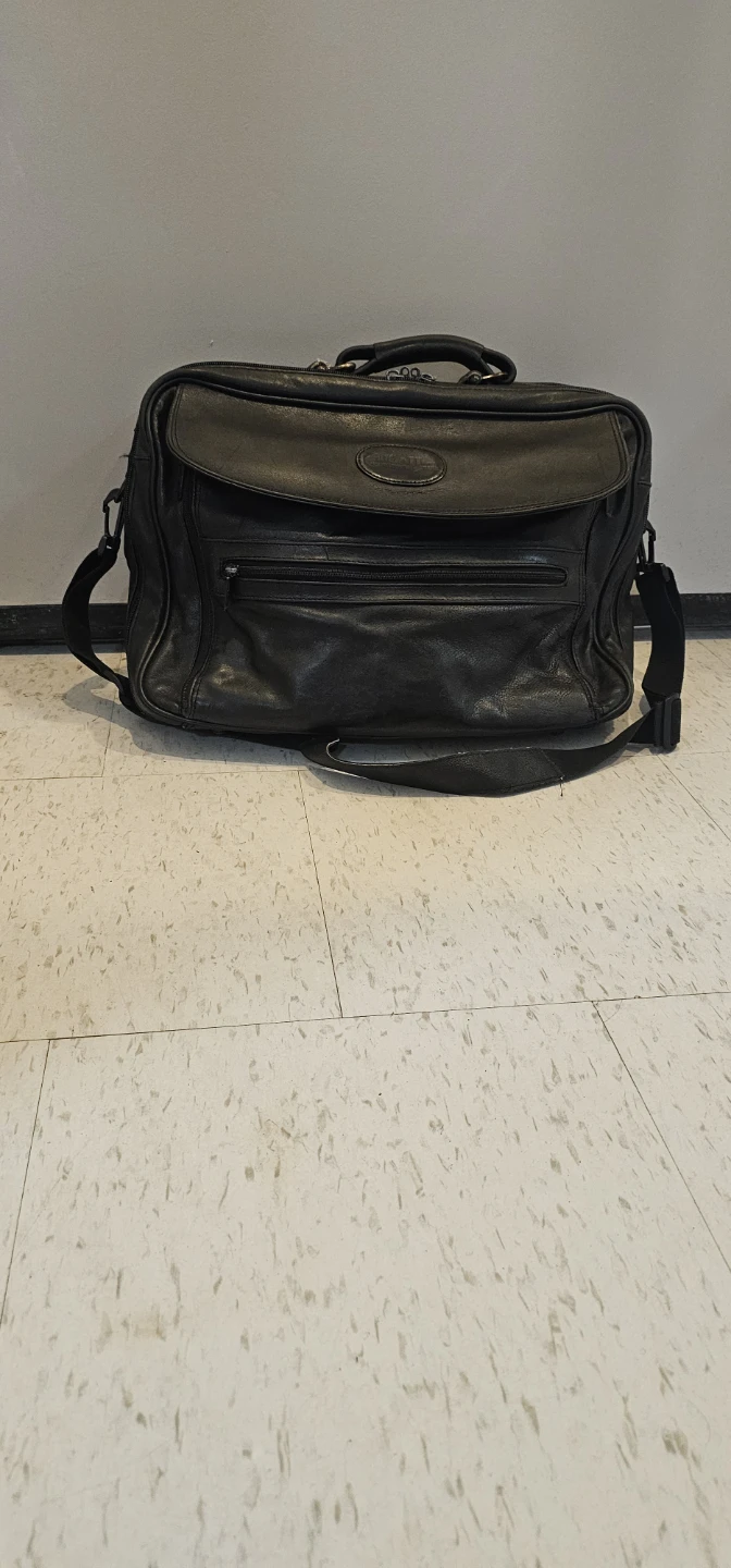 Black Leather Briefcase