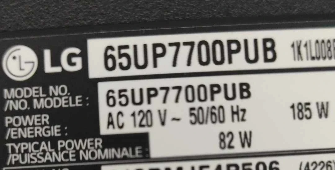 LG 65UP7700PUB 65-inch UHD TV - photo 5