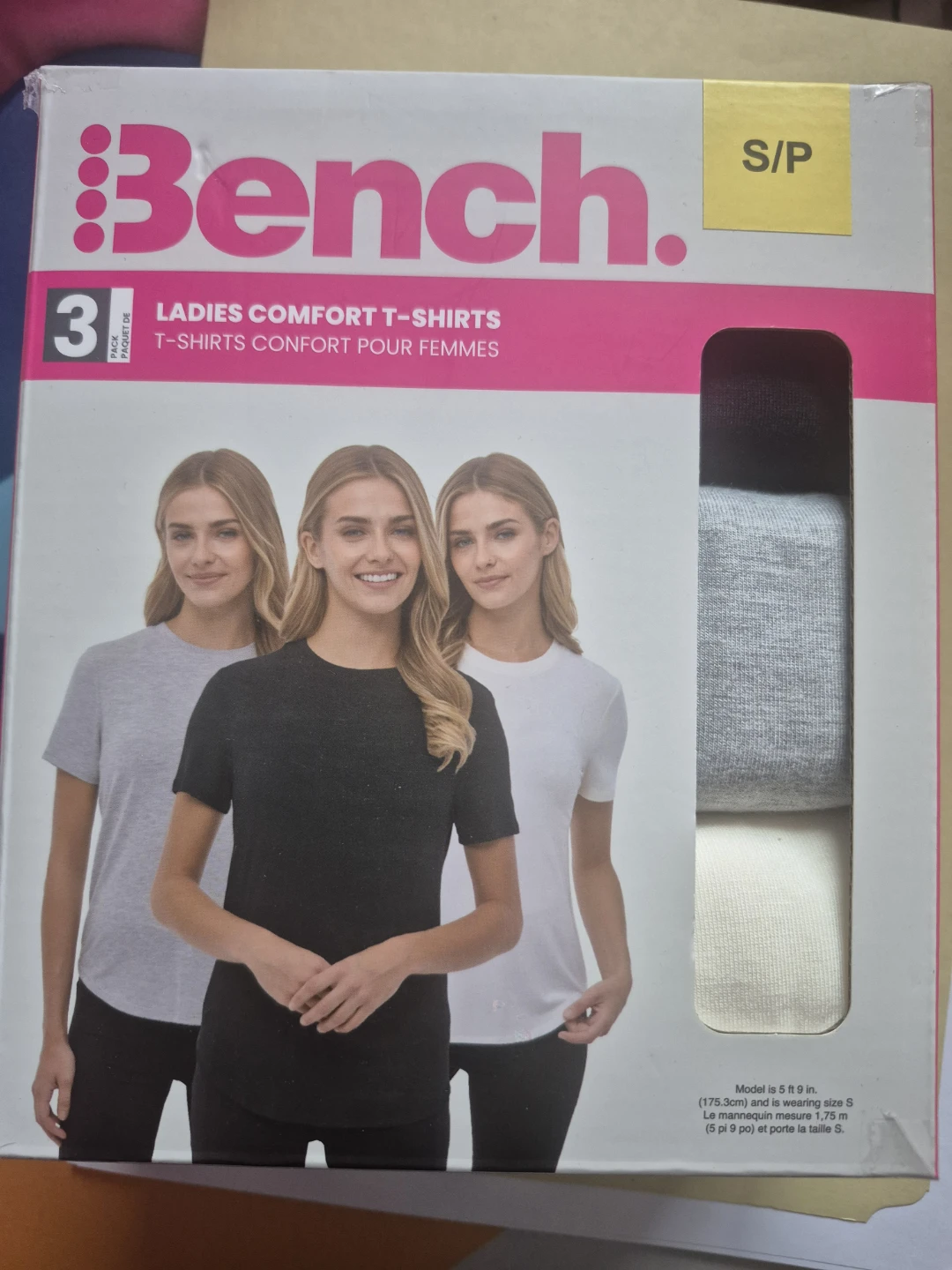Bench Ladies Comfort T-Shirts - Pack of 3 - Size S/P