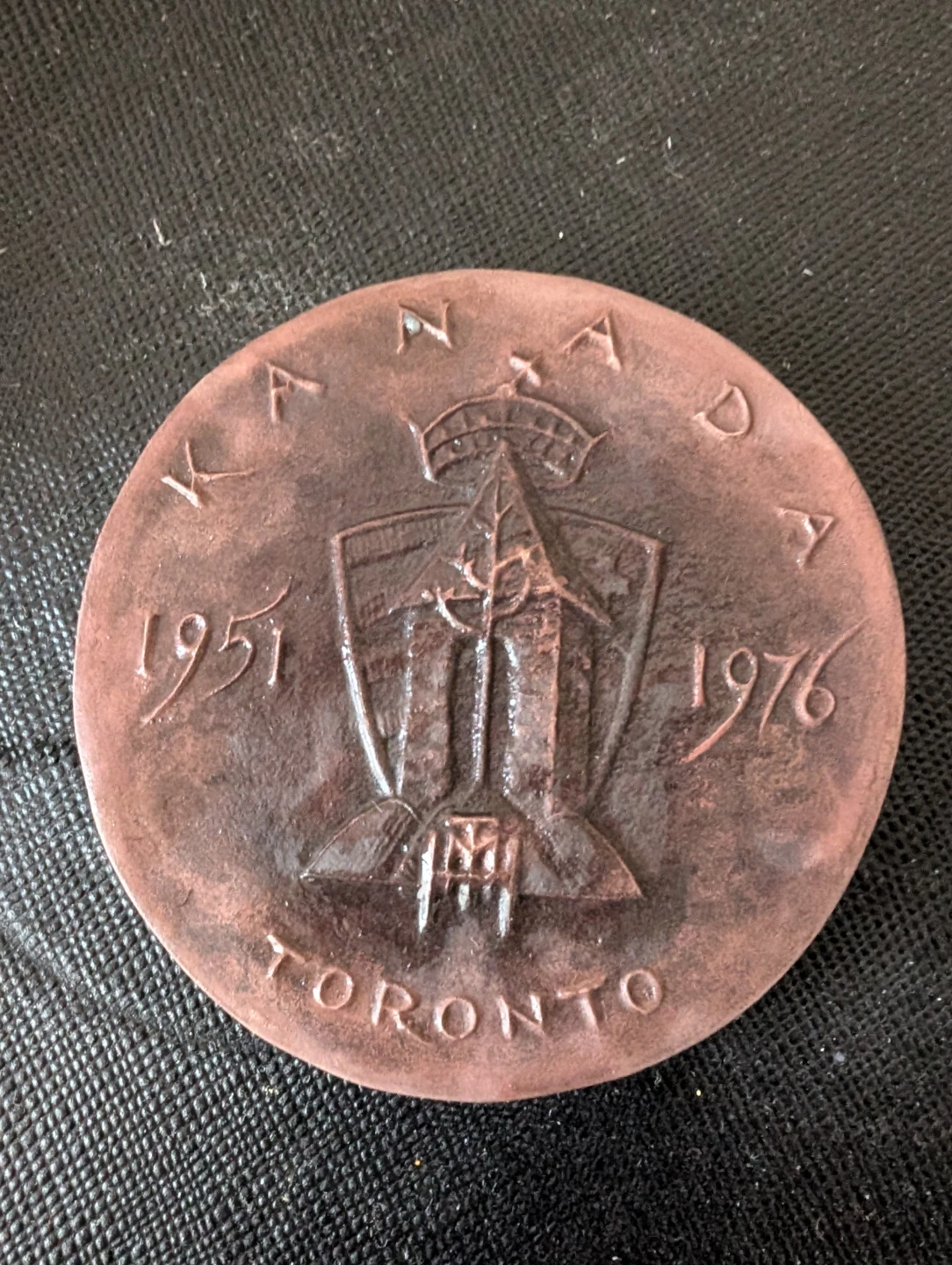 Medallion - A. Magyar Helikon Tarsasag Canada Toronto 1951-1976