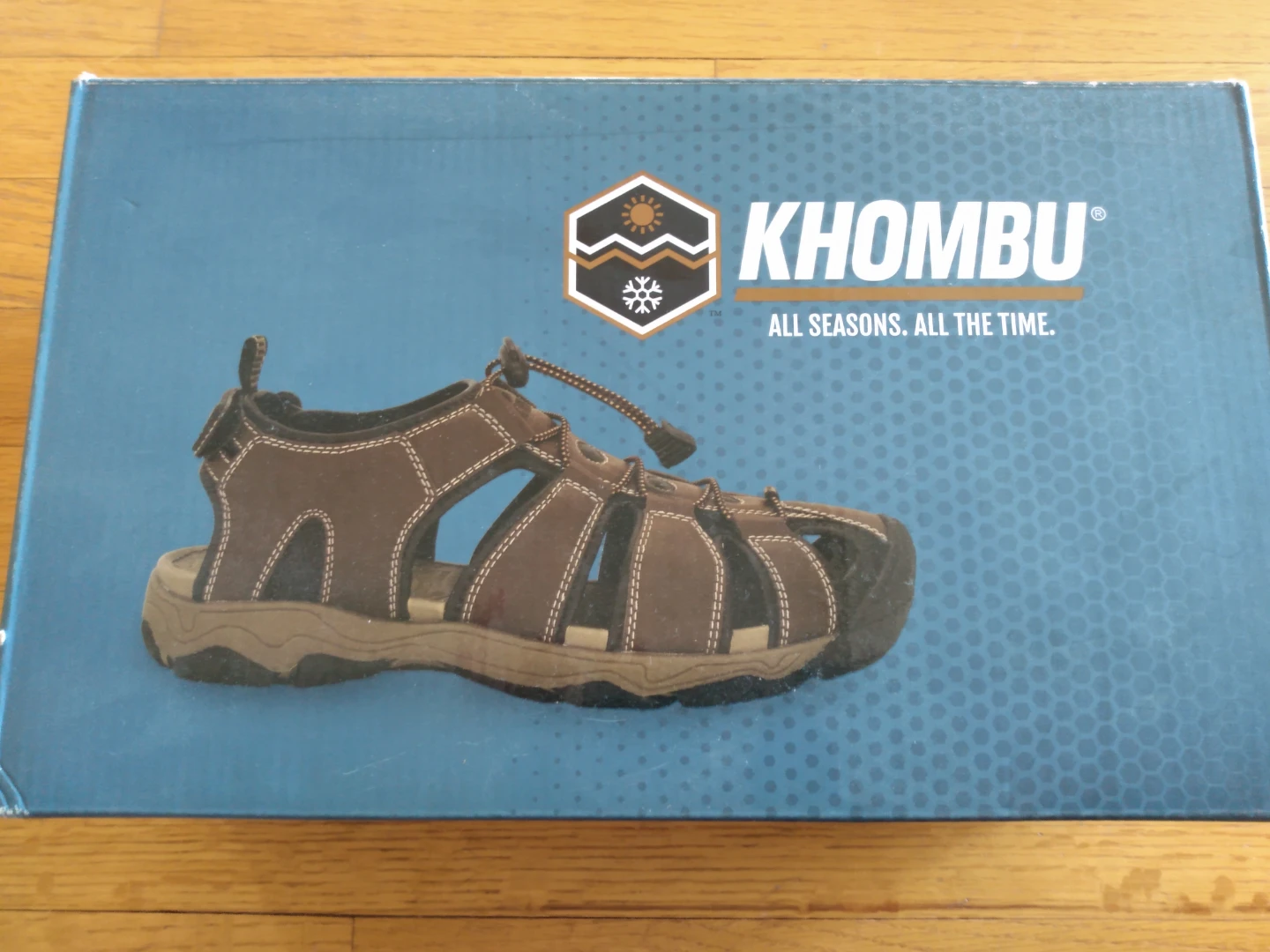 Khombu Men's Brown Sandals Size 8 - photo 3
