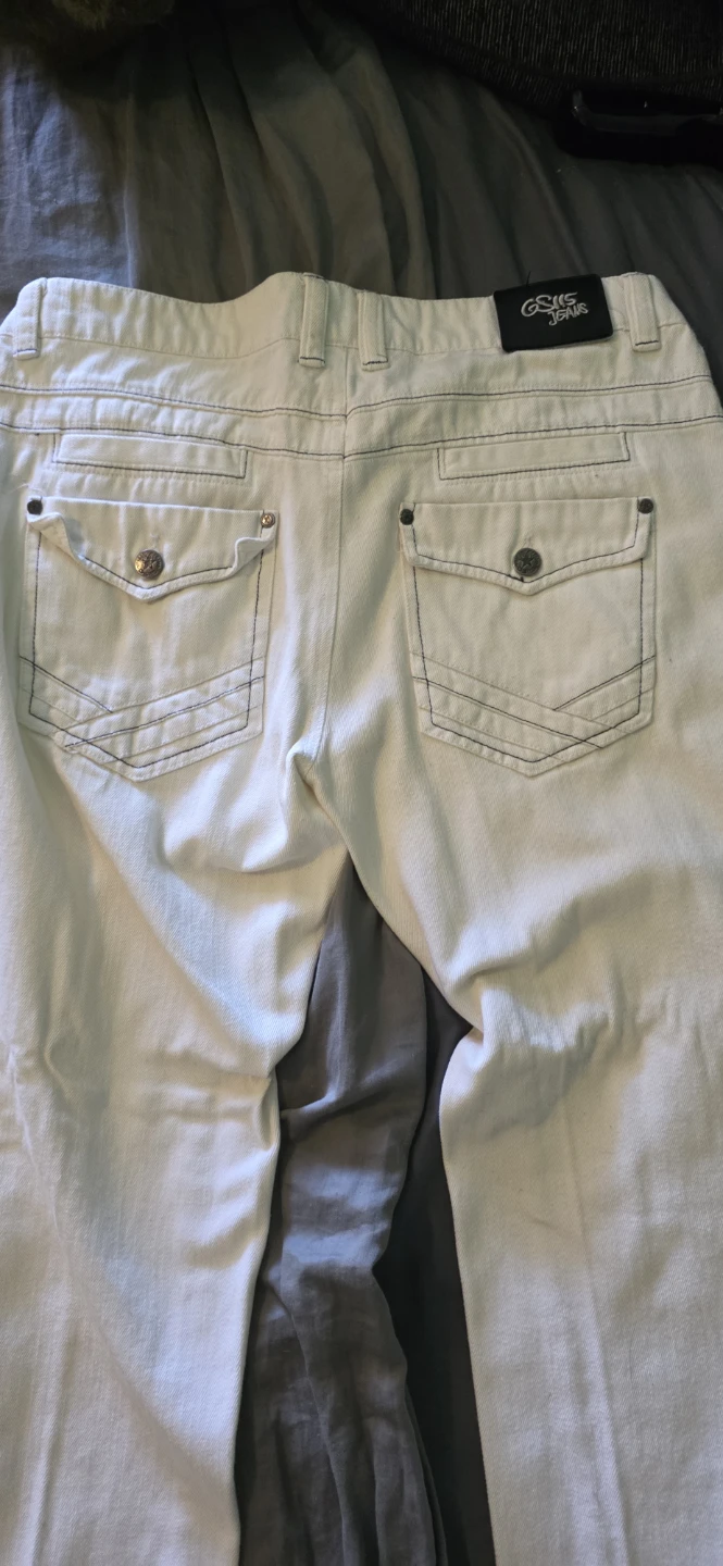 GS115 White Jeans - Size 32W 33L - photo 2