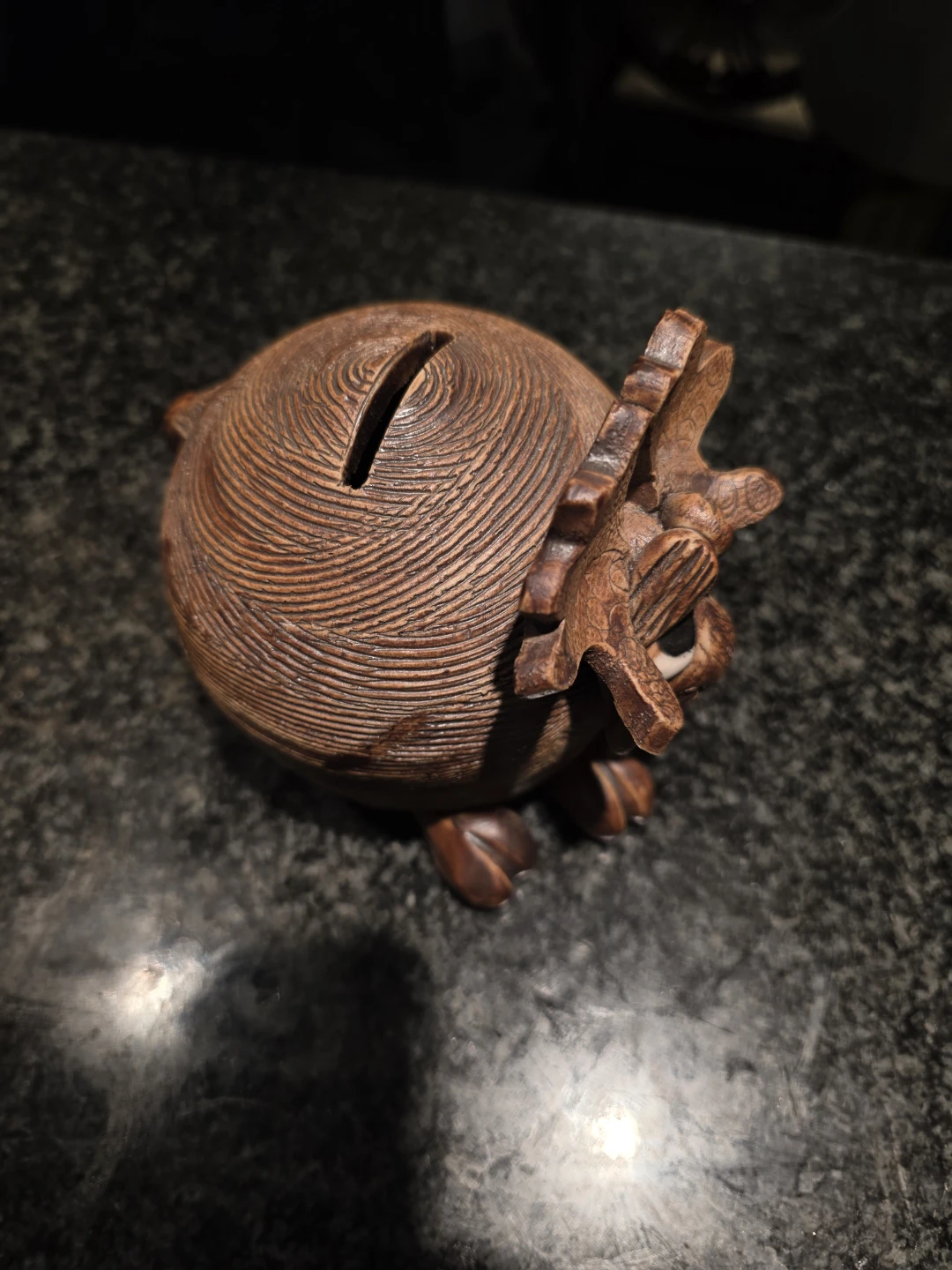 Ceramic vintage moose coin bank - photo 2