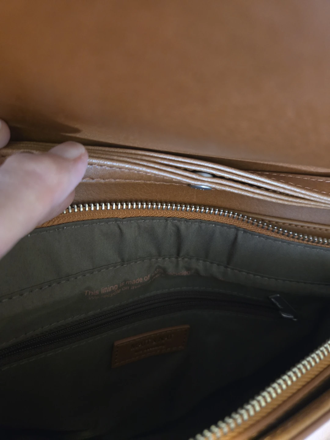 MATT & NAT Brown Faux Leather Crossbody Bag - photo 3