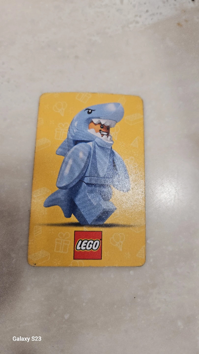 LEGO Minifigure Card - Shark Costume