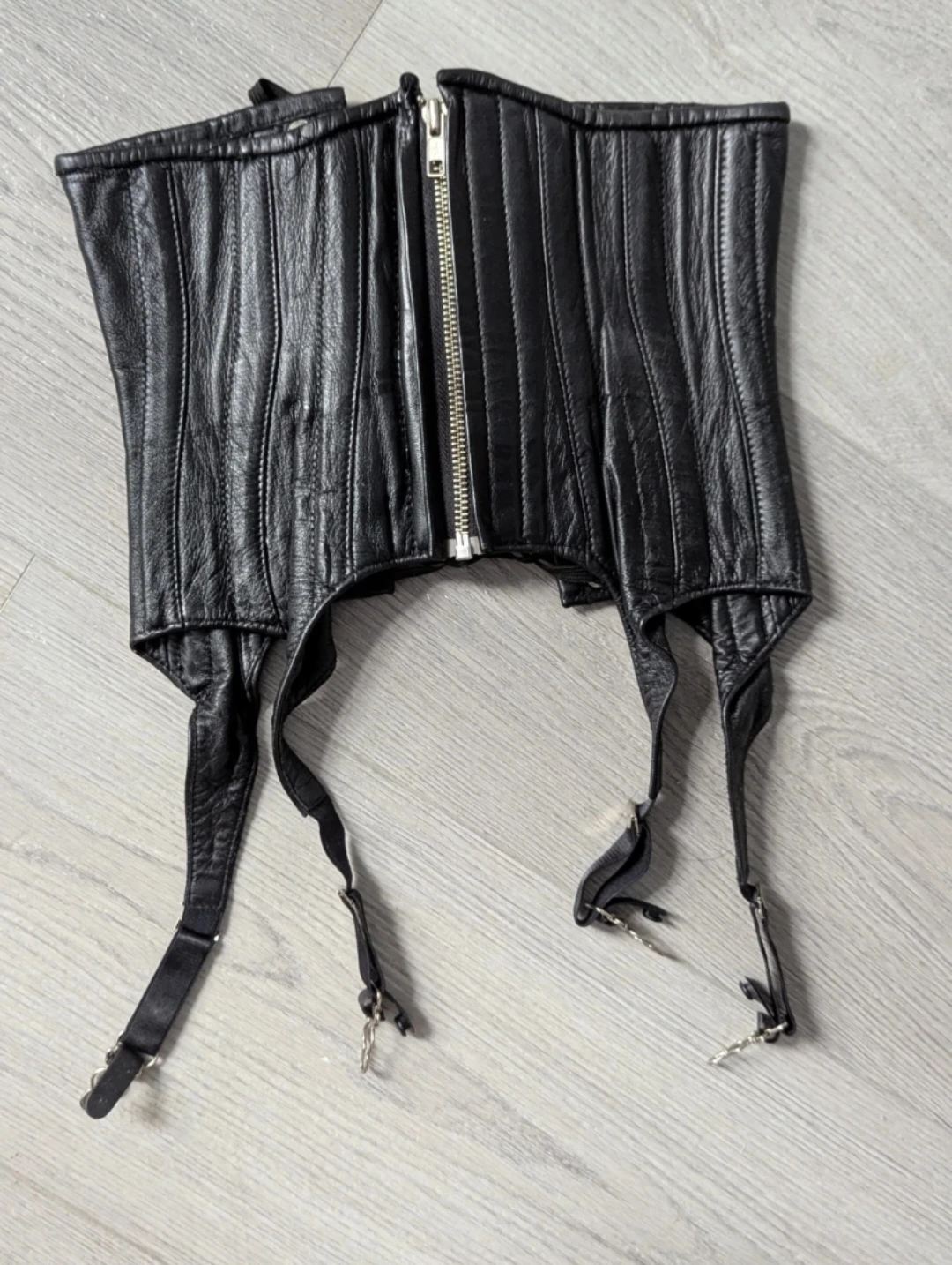 North Bound Leather Corset with Garters - photo 3