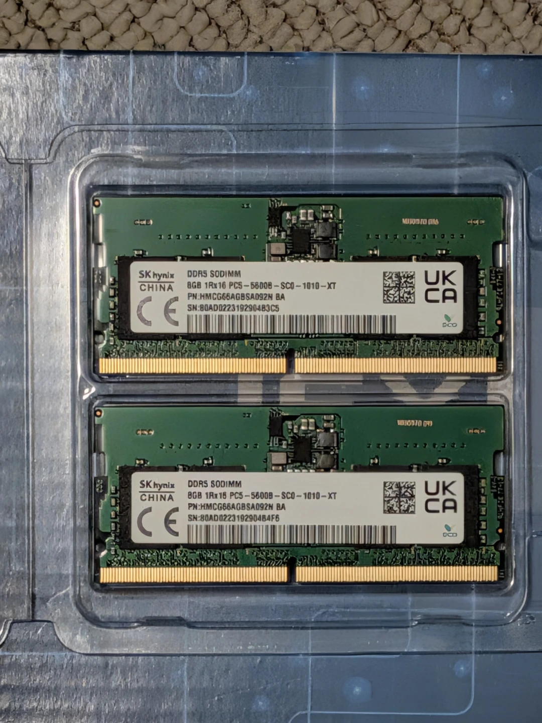 SK hynix DDR5 SODIMM RAM 2x8GB PC5-5600