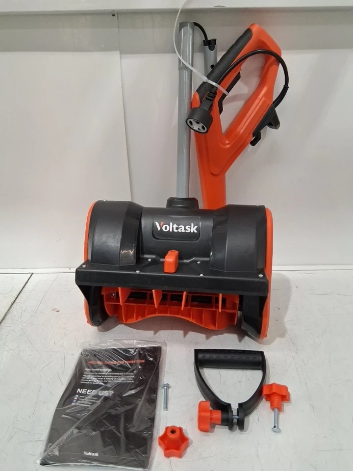 VOLTASK 10 Amp Electric Snow Blower, 12'' Corded- Snow Shovel - photo 3