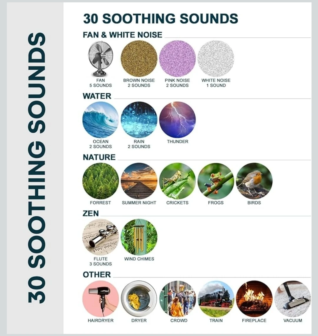 30 Sound White Noise Machine - Brown - photo 5
