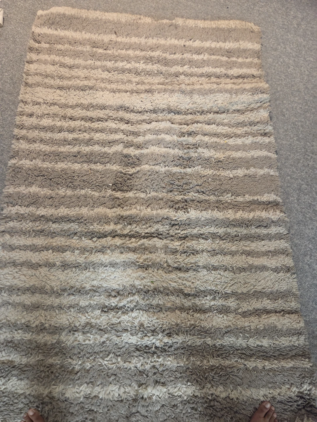Maxim Shag Rug White/Gray - photo 2