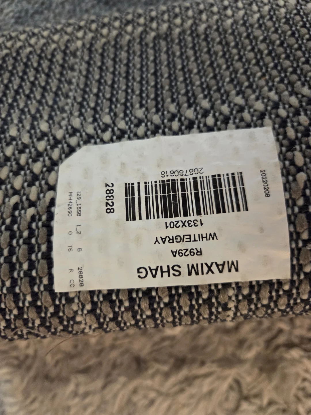 Maxim Shag Rug White/Gray - photo 3