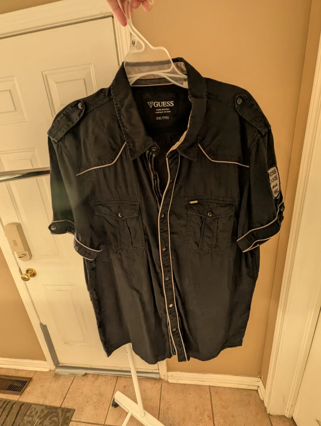 Guess Jeans Short Sleeve Button Up Shirt XXL - photo 2