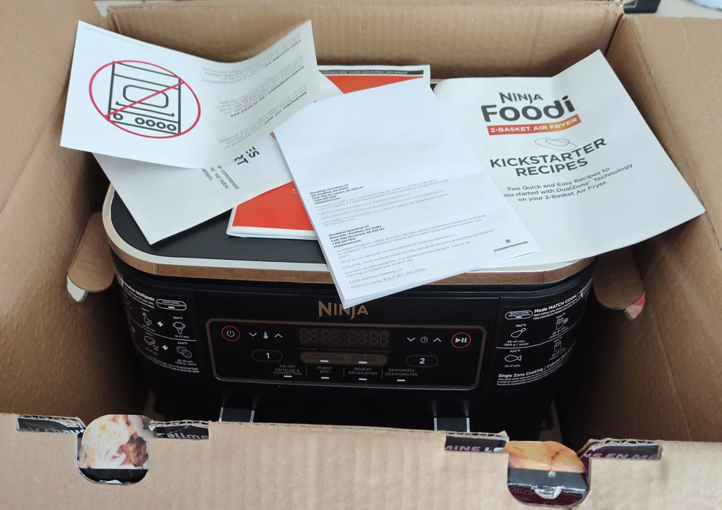 Ninja Foodi 2-Basket Air Fryer