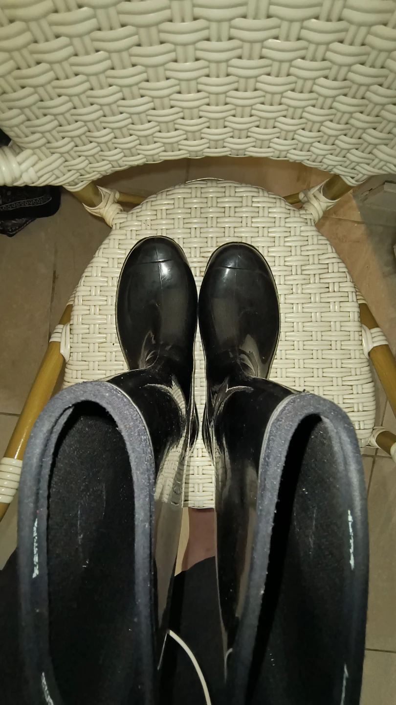 Kamik Black Rubber Rain Boots - photo 3