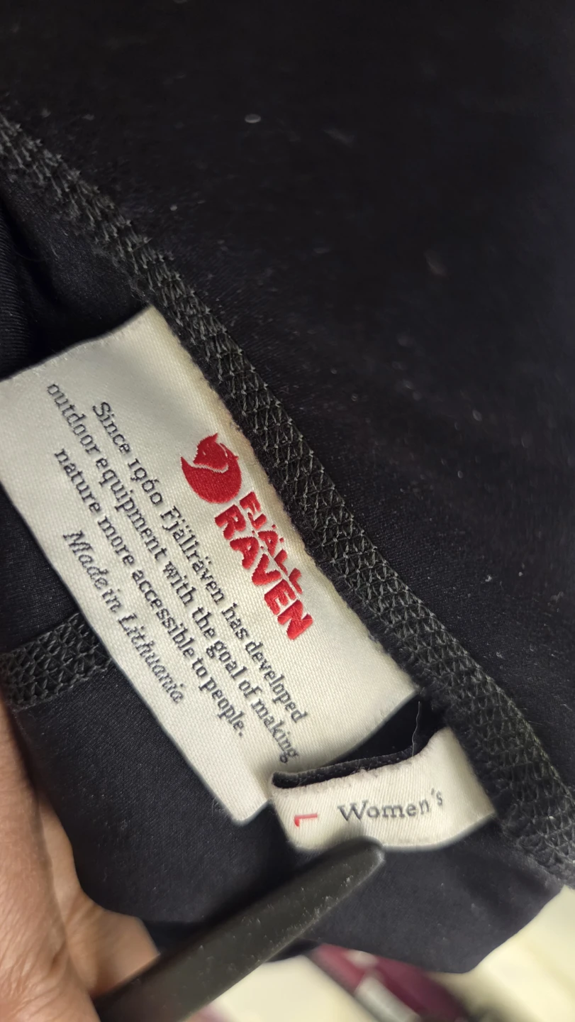 Fjällräven Women's Black Outdoor Pants Size L - photo 2