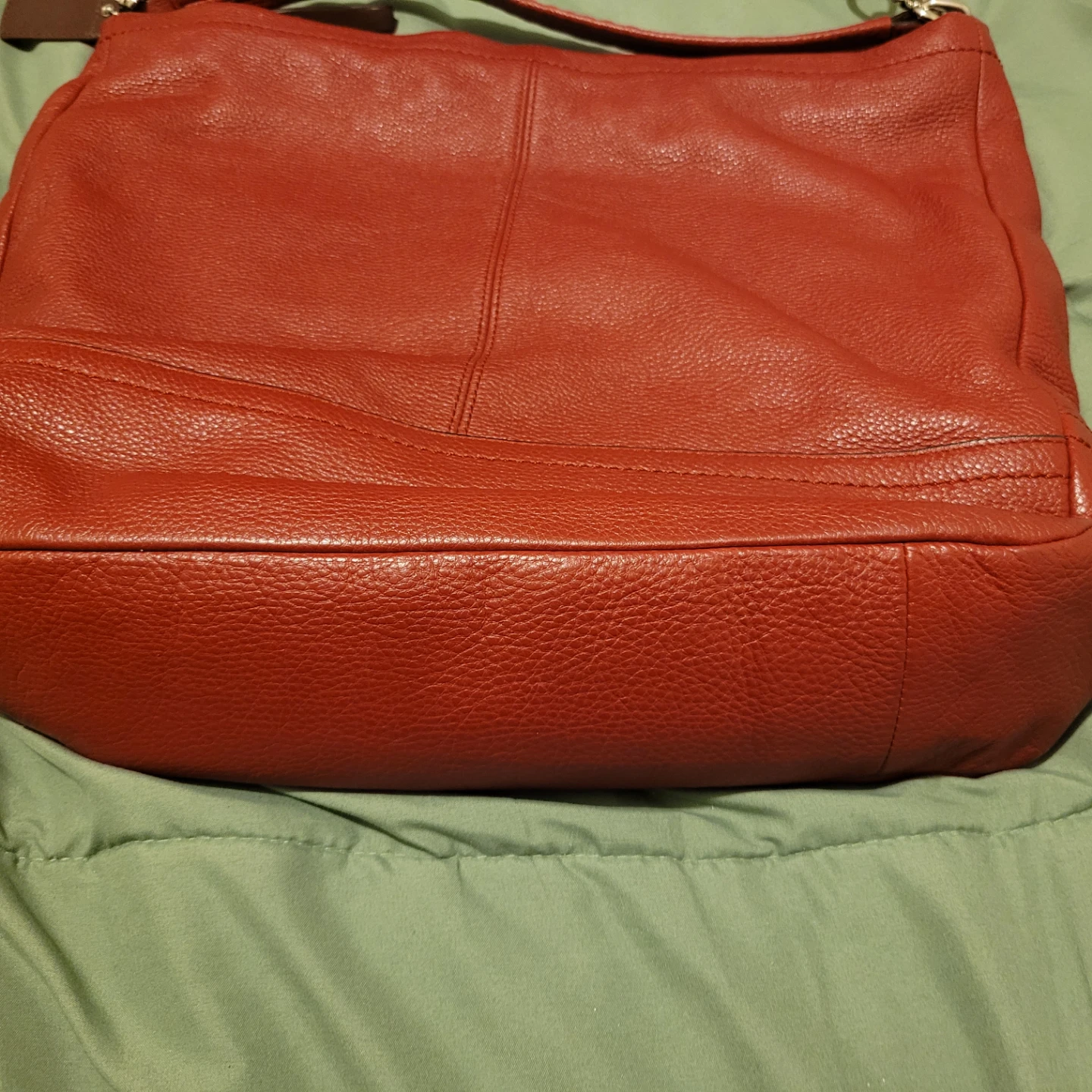 Coach Red Leather Shoulder Bag - photo 3