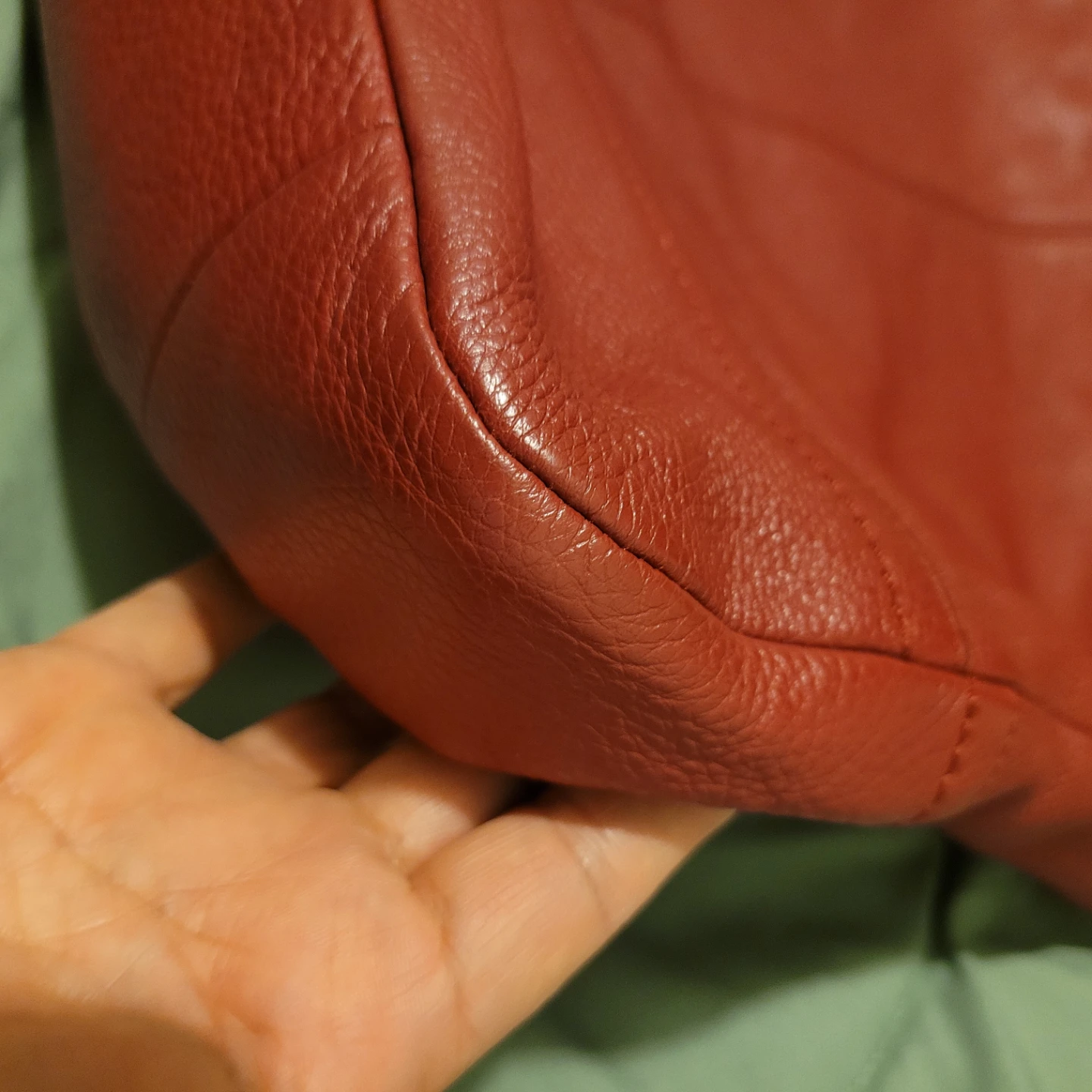 Coach Red Leather Shoulder Bag - photo 4