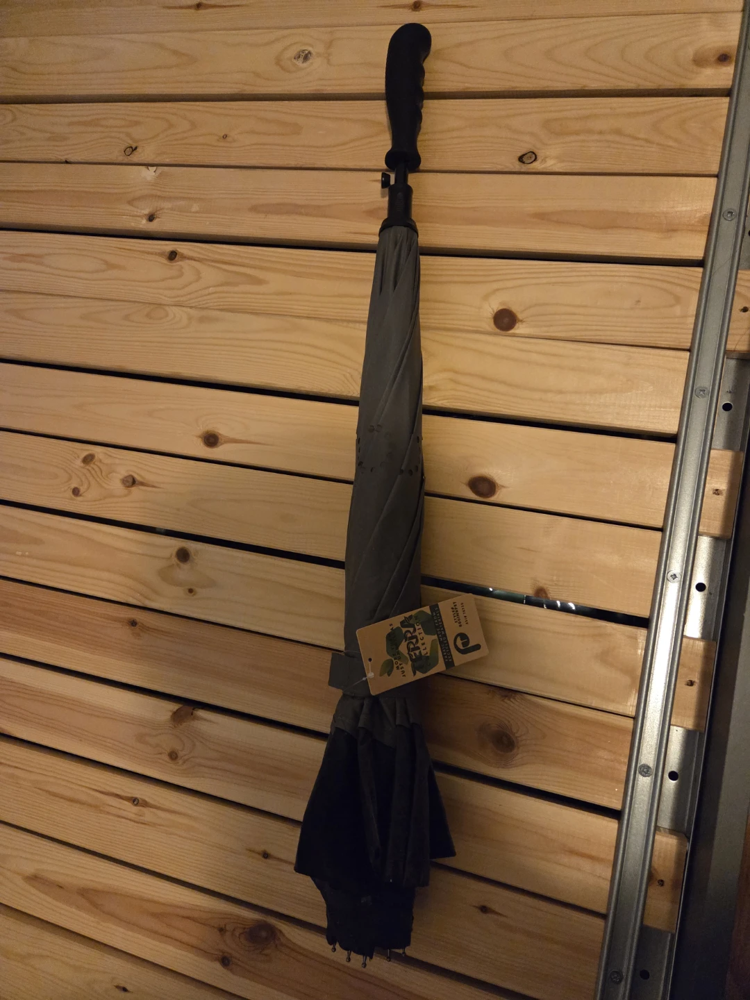 Terra Collection Umbrella - Grey, Made from Recycled Materials