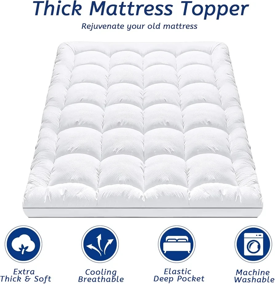 New Queen Size Mattress Thick Soft Cover - photo 2