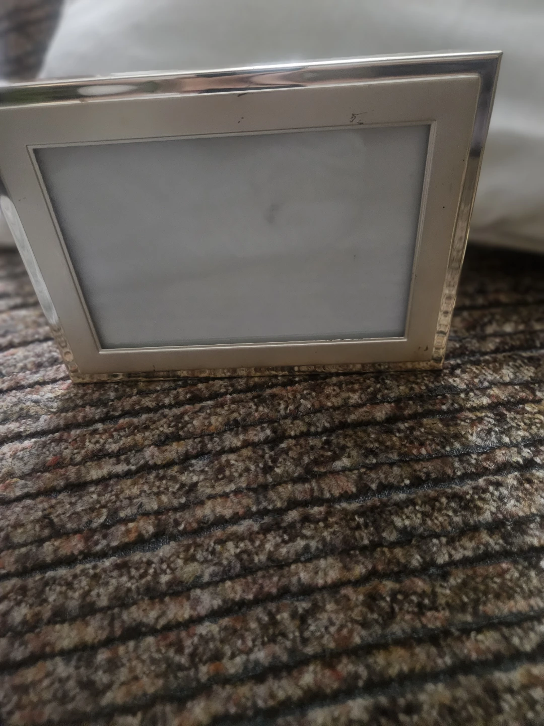 Milano Series Como 4x6 Photo Frame - Polished/Matte Silver