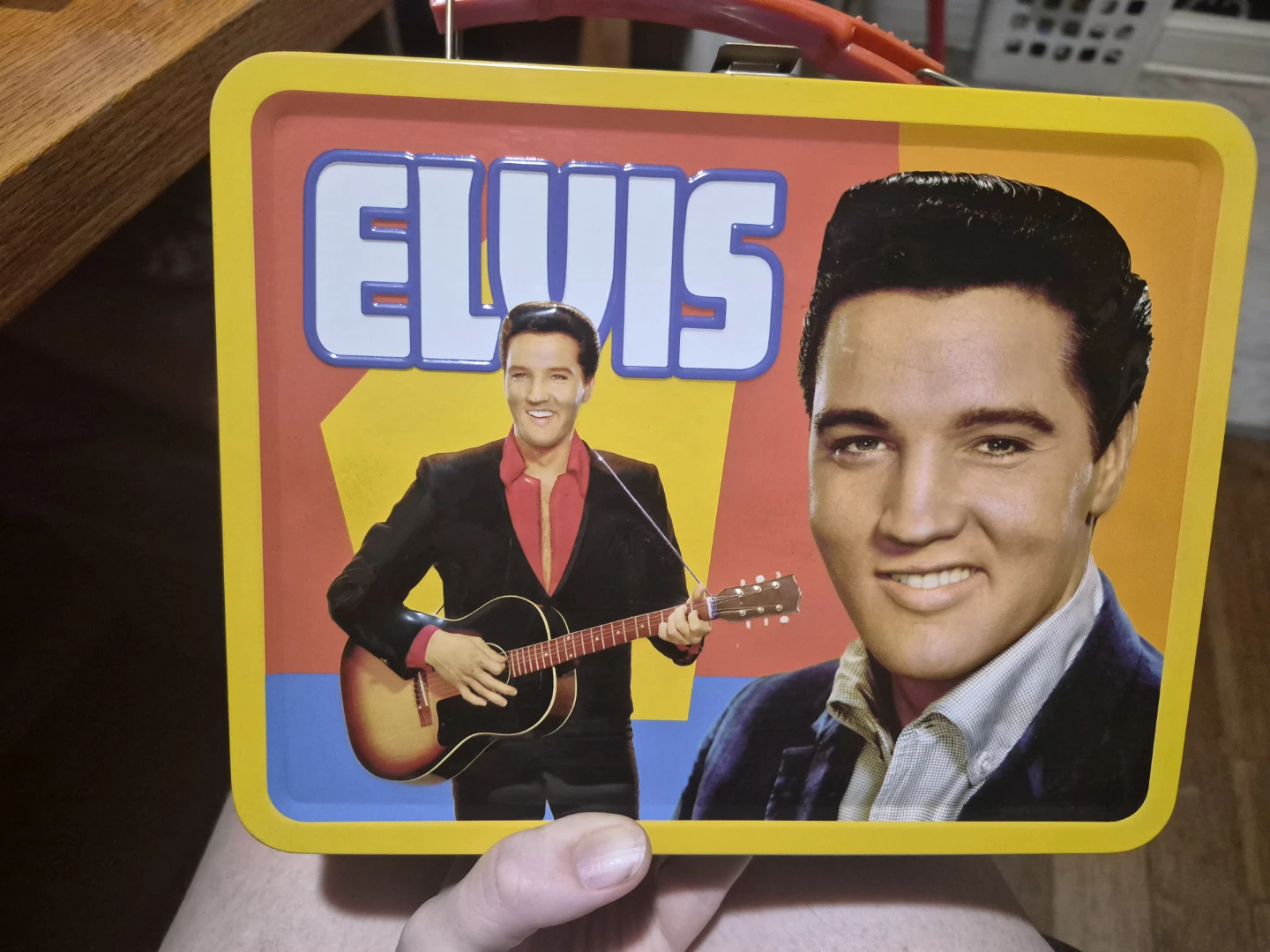 Elvis "The King of Rock and Roll" Tin Lunch Box