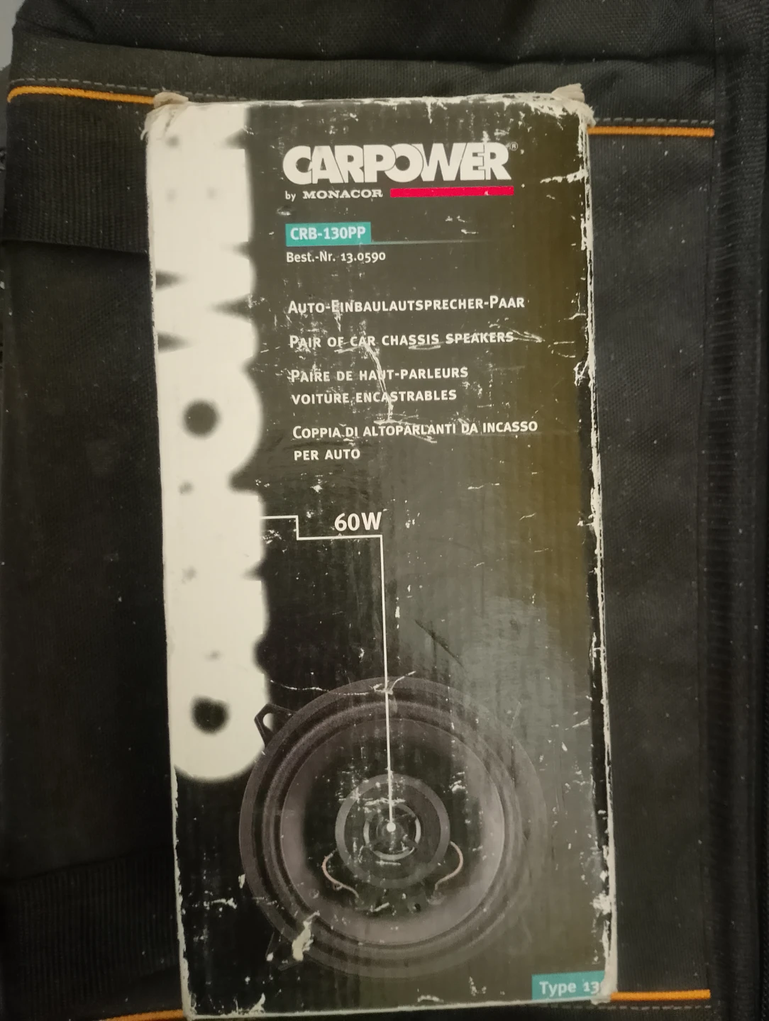 BNIB!!! CARPOWER CRB-130PP 60W Car Speakers