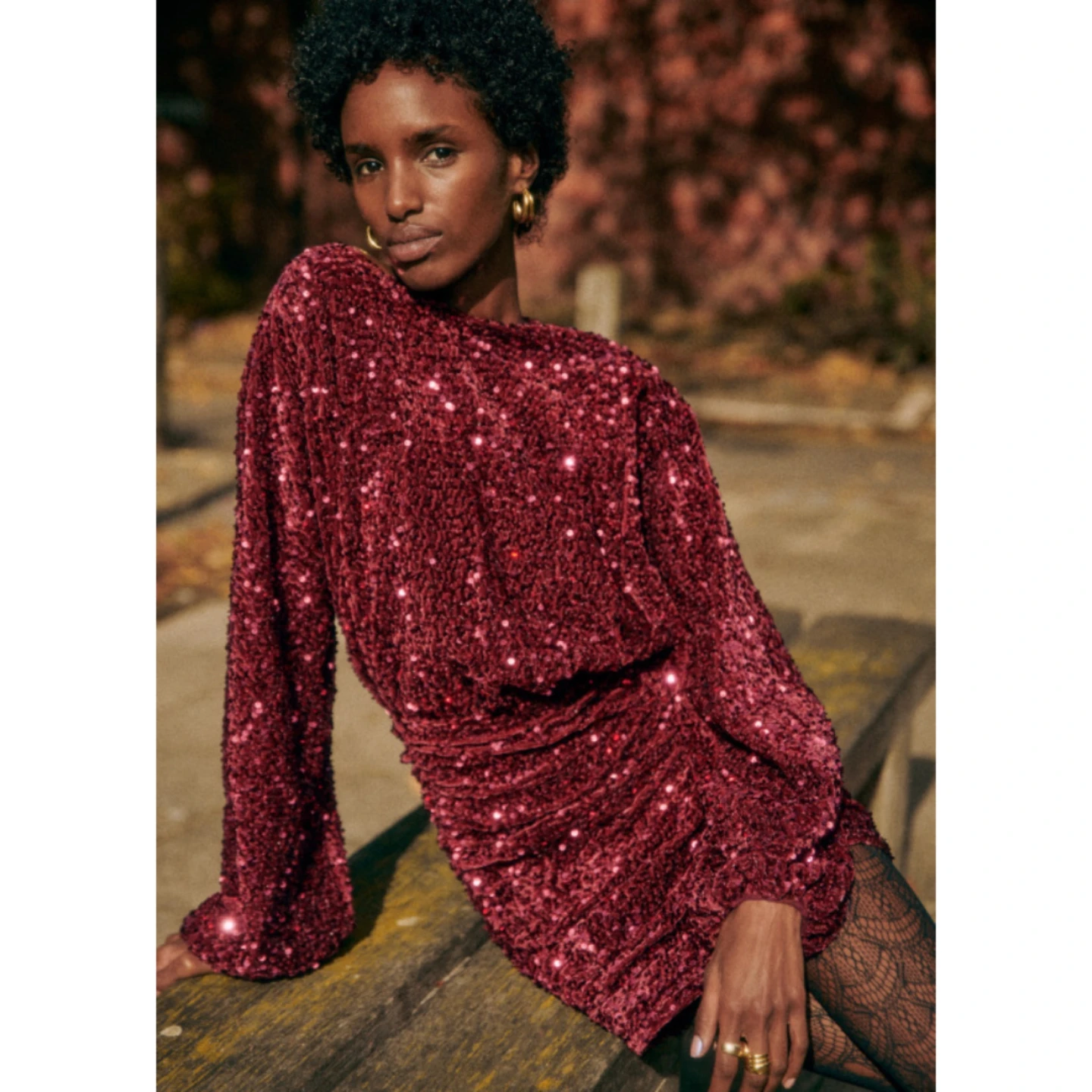 SÉZANE Sequin Dress Size 36