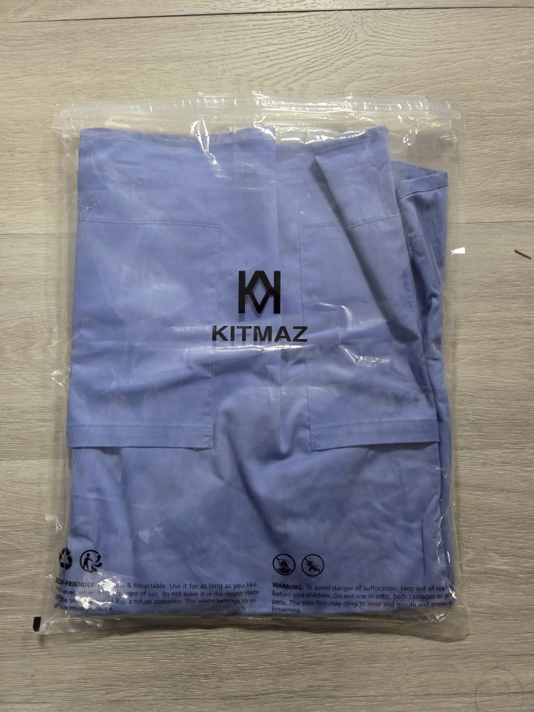 Kitmaz Scrubs Top - Light Blue - Size L - photo 2