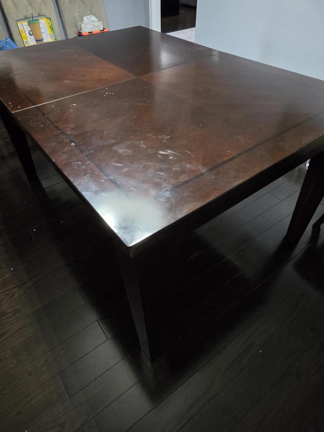 Dark Wood Dining Table