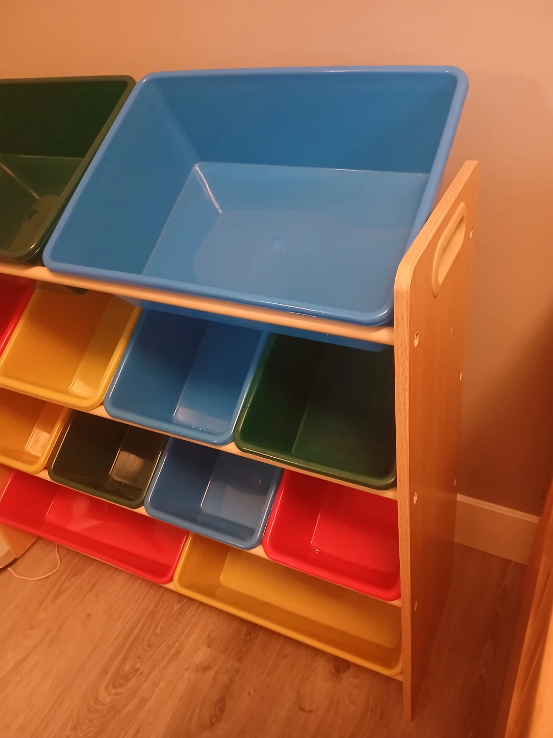 Kids Toy Organizer Storage Shelf with Bins - photo 2