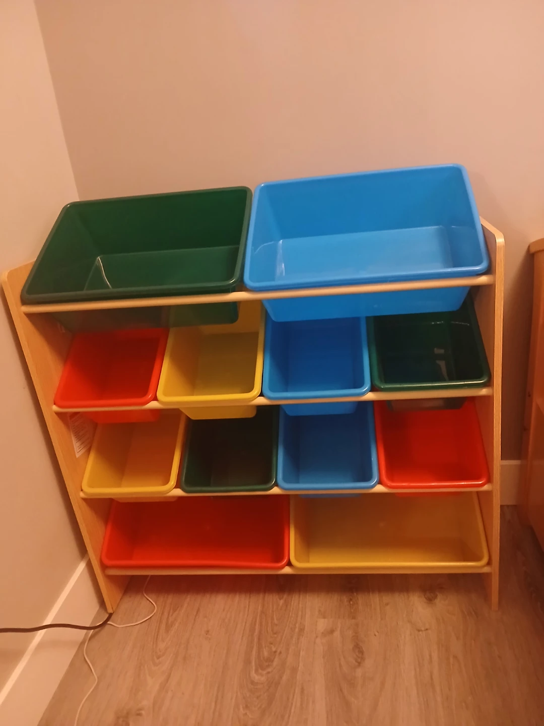 Kids Toy Organizer Storage Shelf with Bins - photo 3