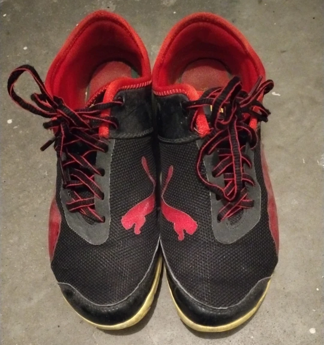 Puma Future Cat Super LT Shoes - Black/Red - Size 10/43 - photo 2