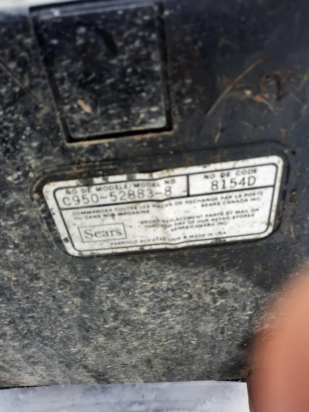 82-83 craftsman 20 inch snowblower - photo 3