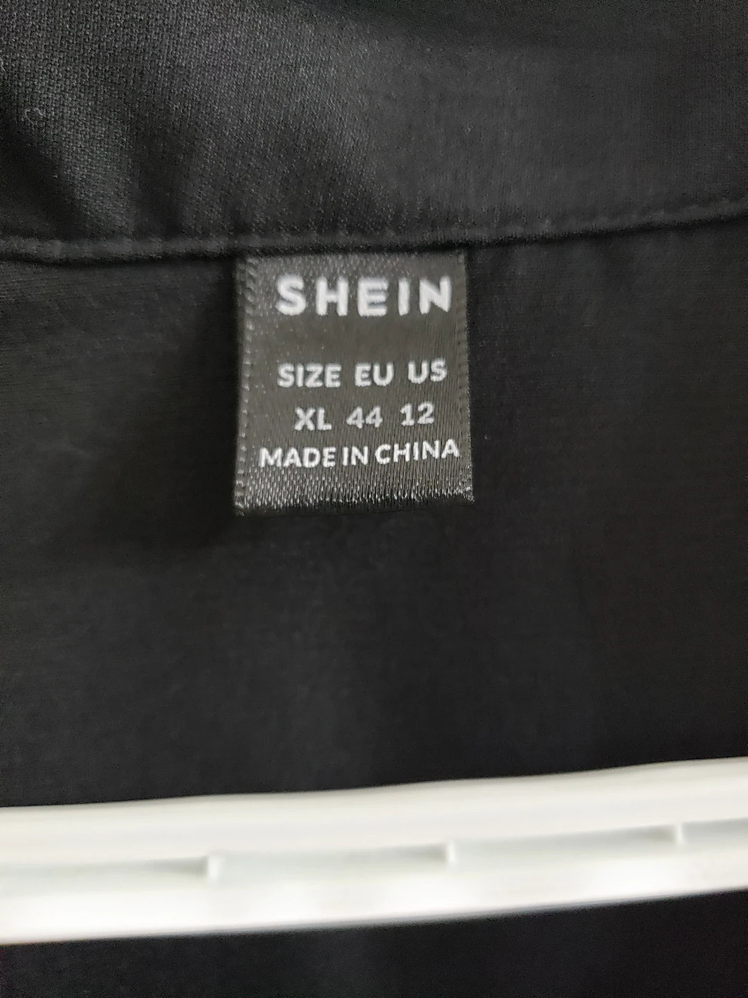 SHEIN Black Button-Up Shirt Dress - XL - photo 3