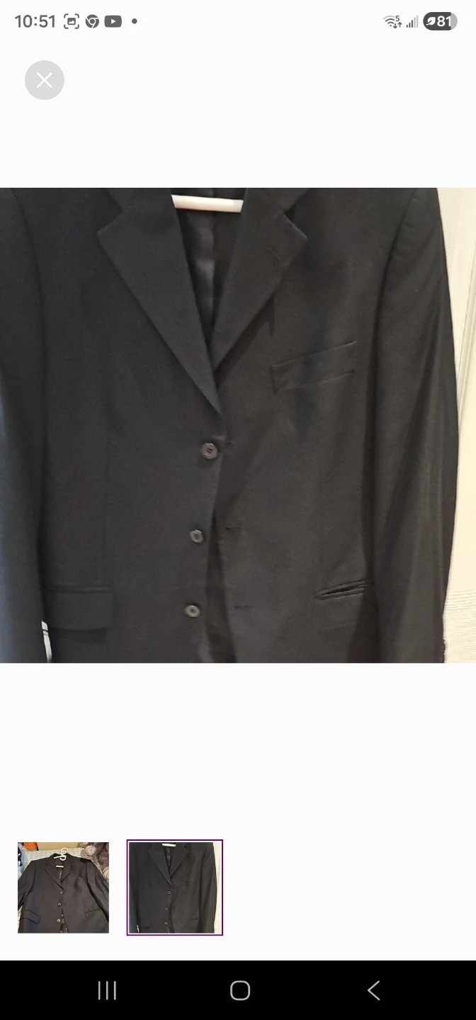 Men's Black Blazer