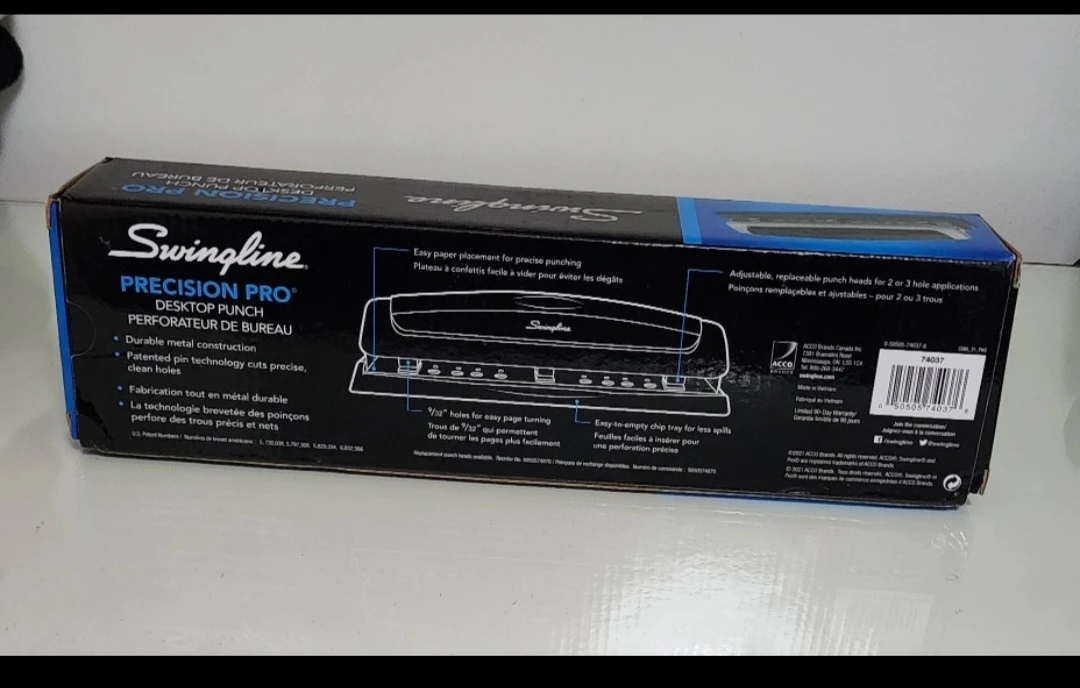 Swingline Precision Pro Desktop Punch - photo 3