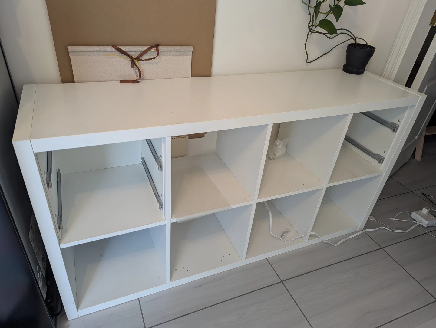 IKEA White Kallax Shelf