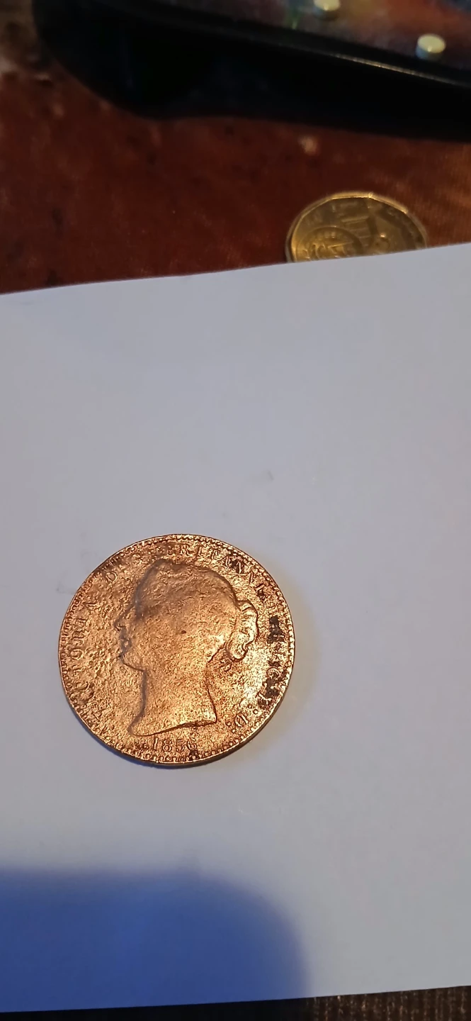 Victoria Young Head Penny Coin - photo 2