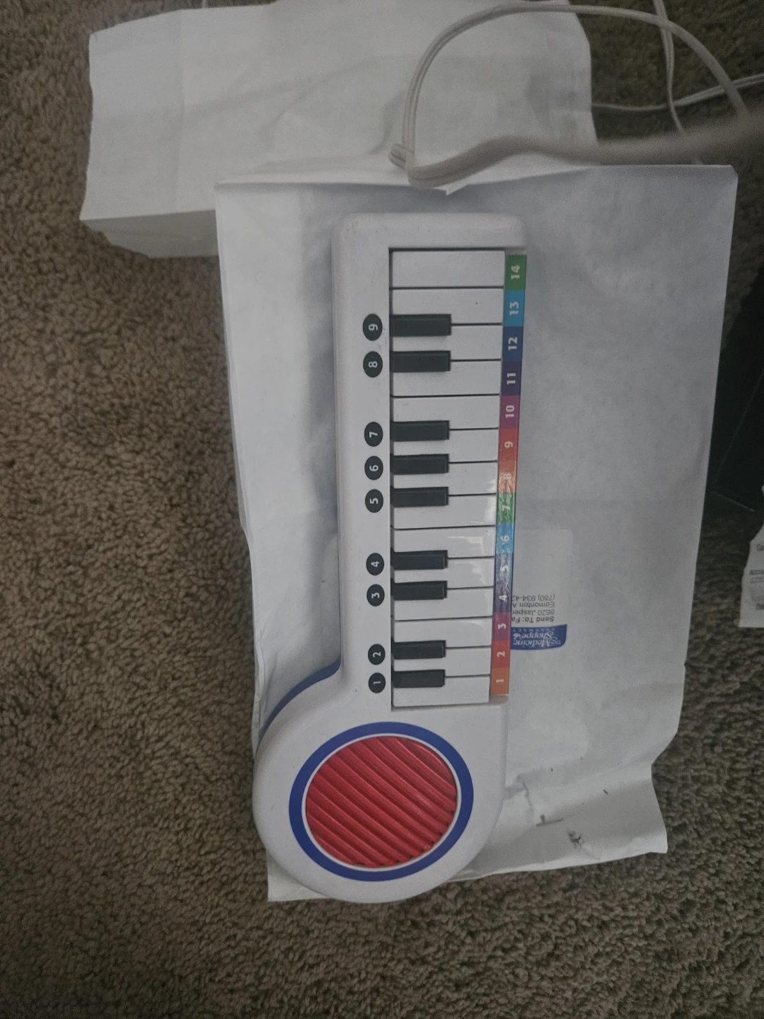 Children's Toy Piano Keyboard
