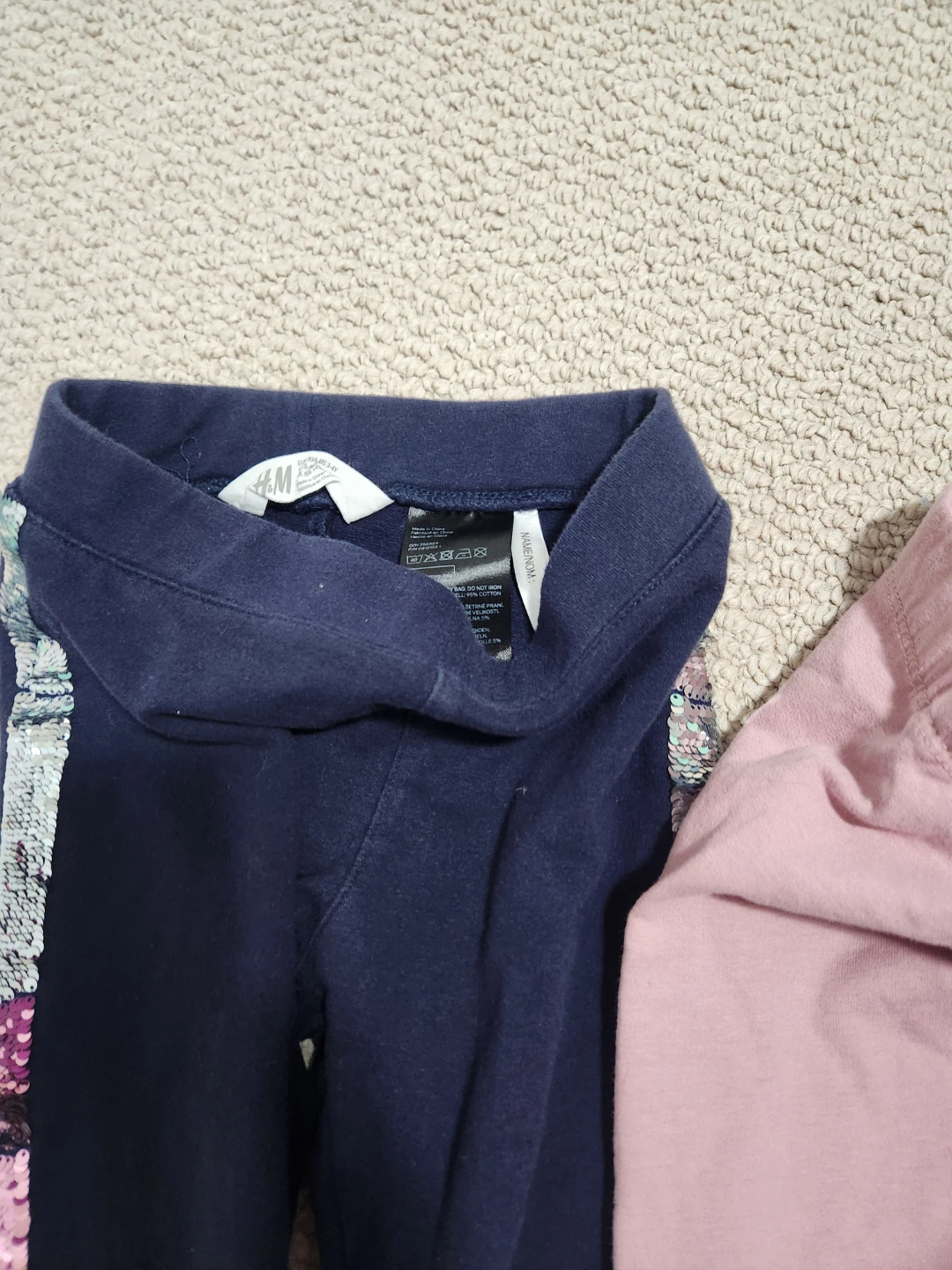 Toddler girl 3t - 4t  - Navy Sequin, Pink, Grey Dot - photo 5