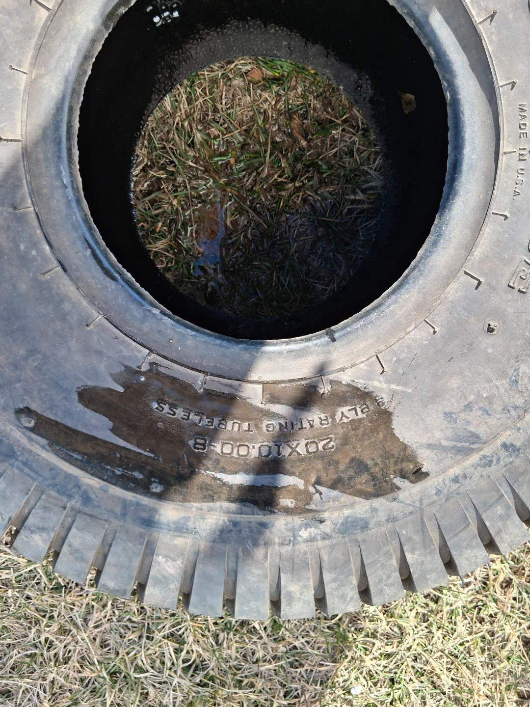 20x10.00-8 6 PLY Trailer Tire - photo 2