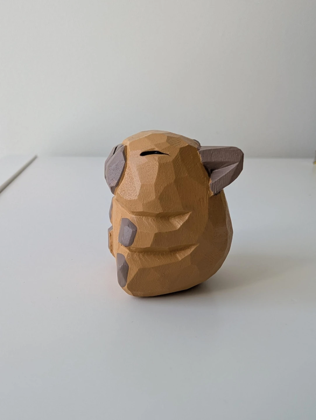 Hand-carved wooden capybara figurine - photo 4