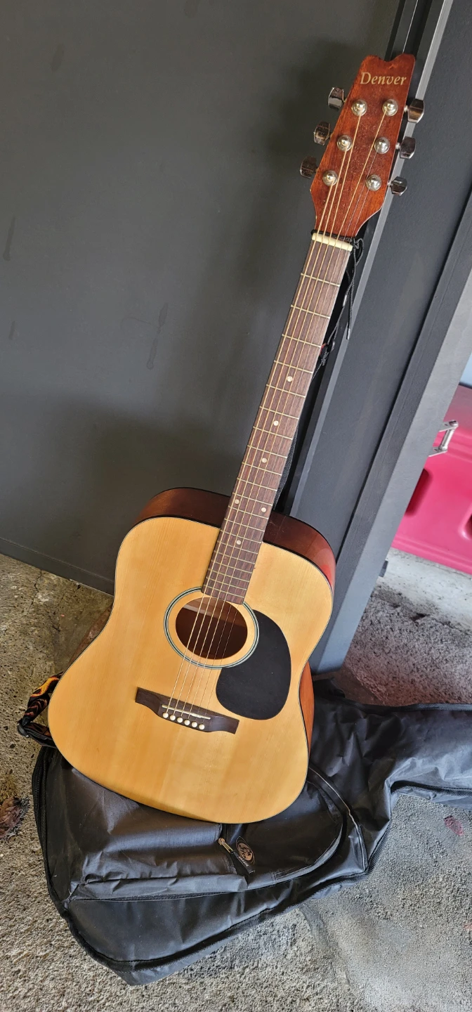 Denver Acoustic Guitar with Gig Bag - photo 4