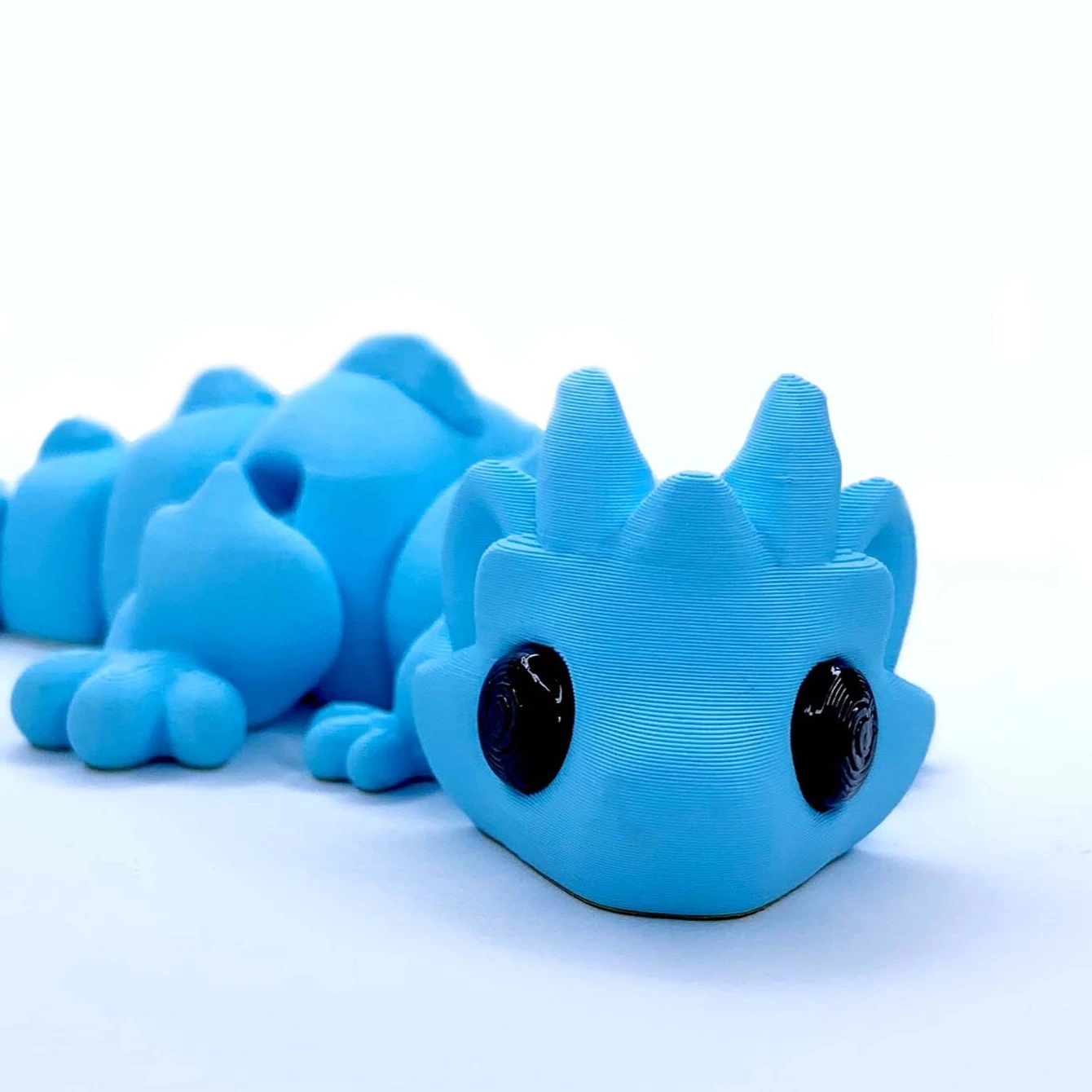 Blue Articulated Dragon Fidget Toy - photo 2