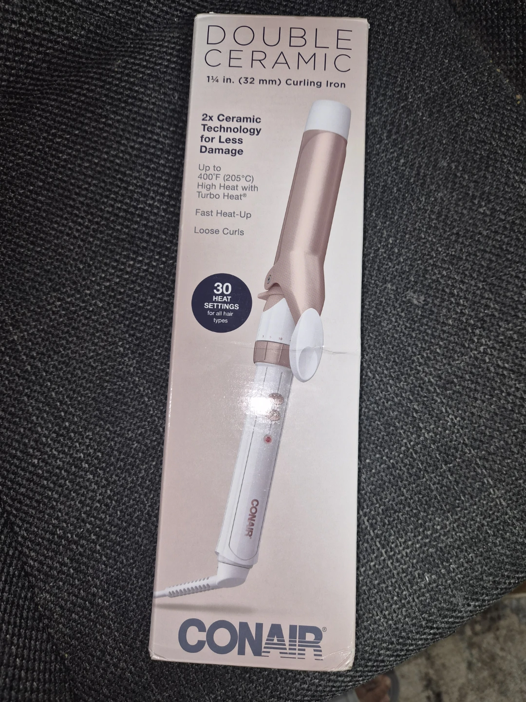 Conair Double Ceramic Curling Iron 1 ¼ inch
