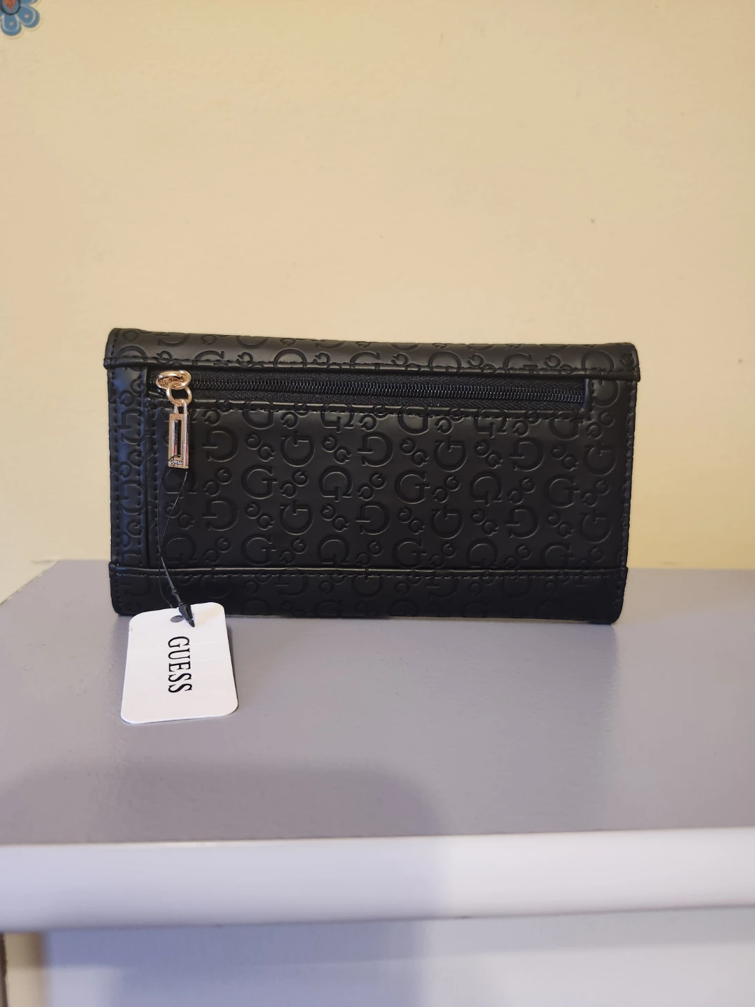 Guess Logo Black Wallet - photo 2