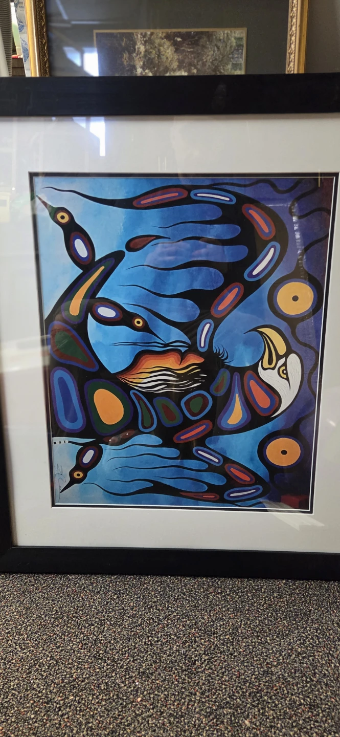 Framed Art Print - Indigenous Style