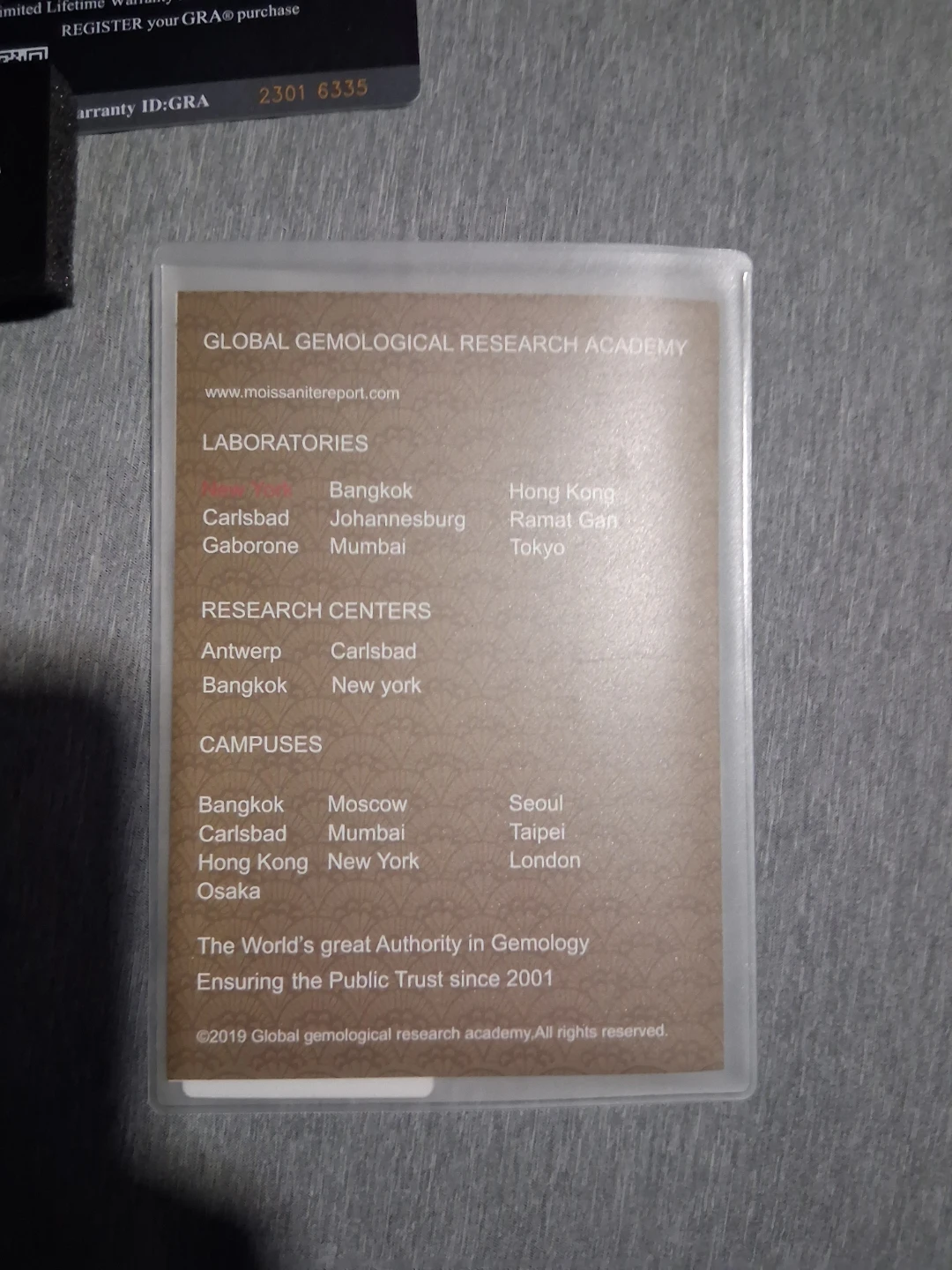 Moissanite Round Brilliant Gemstone with GRA Certificate - photo 4